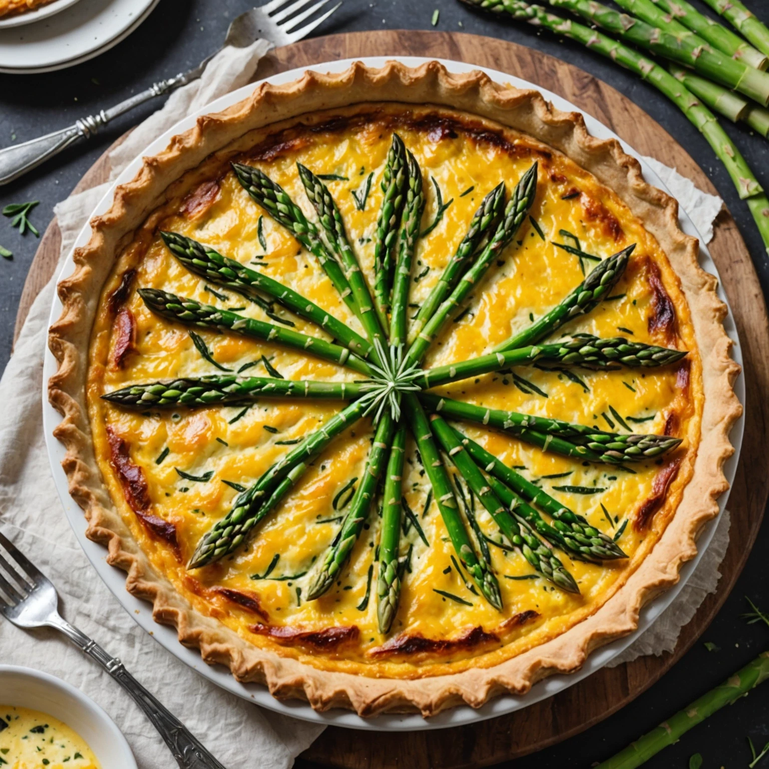 Recipe Image Asparagus and Cheese Quiche