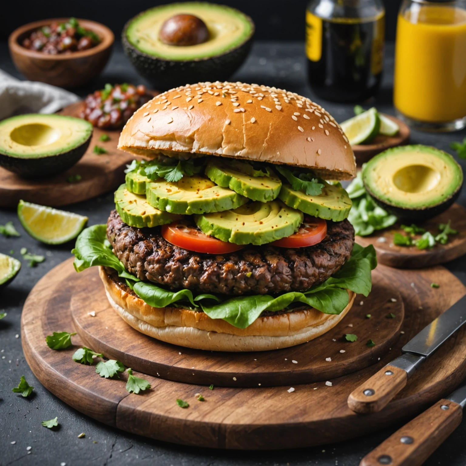 Avocado Beef Burger Recipe | Give Me Cookie