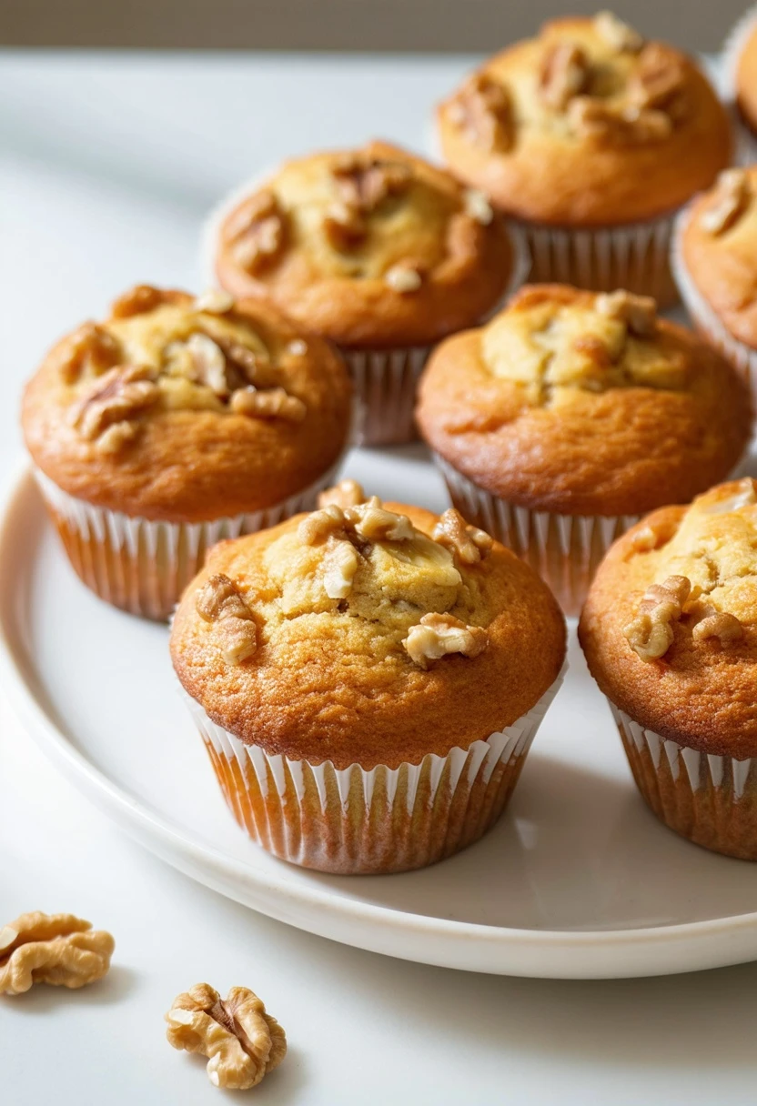 Recipe Image Banana Nut Muffins