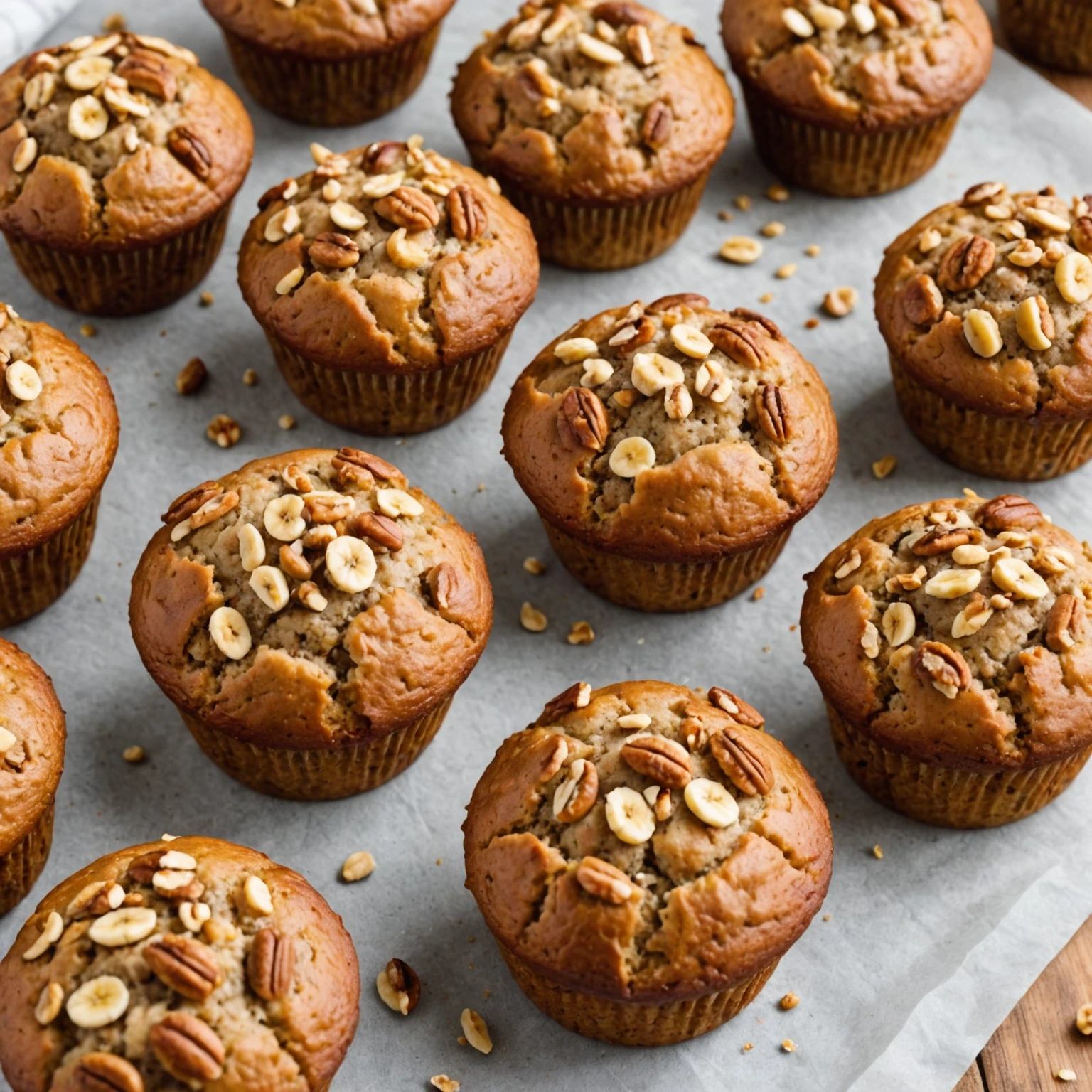 Recipe Image Banana Nut Muffins