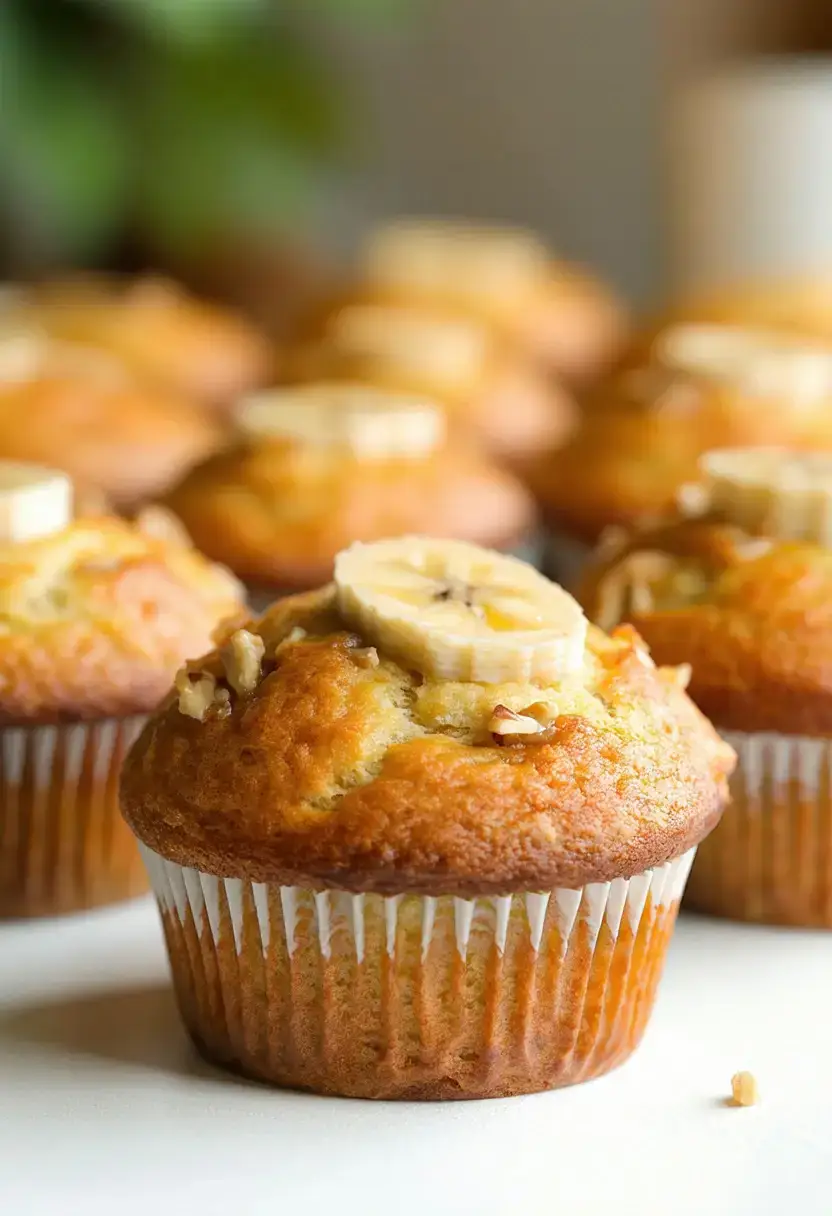 Recipe Image Banana Nut Muffins