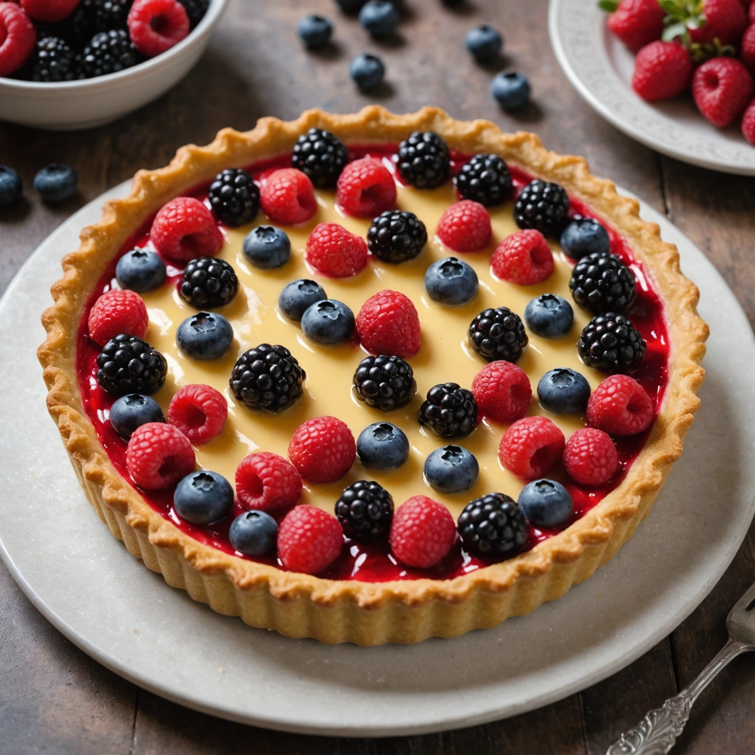 Recipe Image Berry Cream Tart