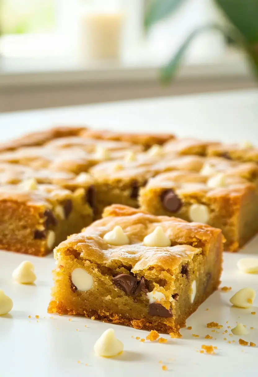 Recipe Image Blondies with White Chocolate Chips
