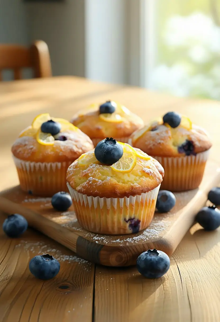 Recipe Image Blueberry Lemon Muffins