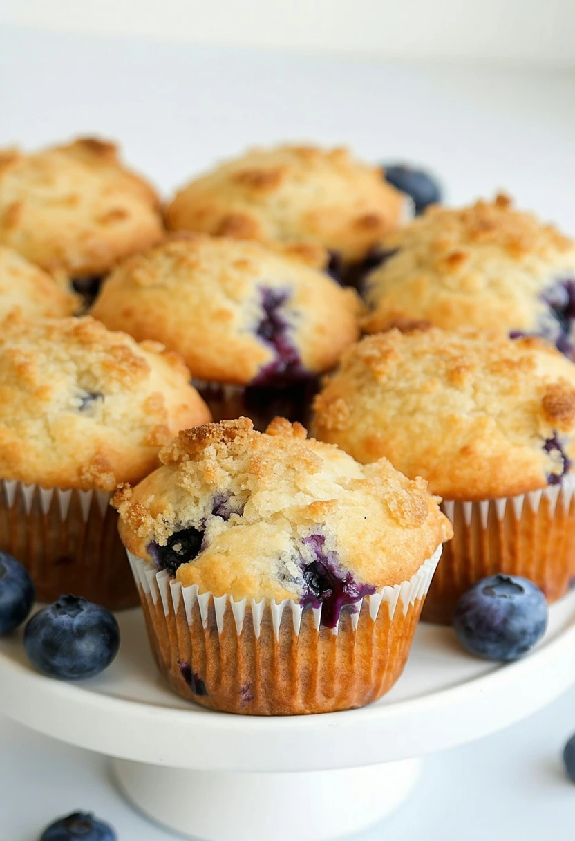 Recipe Image Blueberry Streusel Muffins
