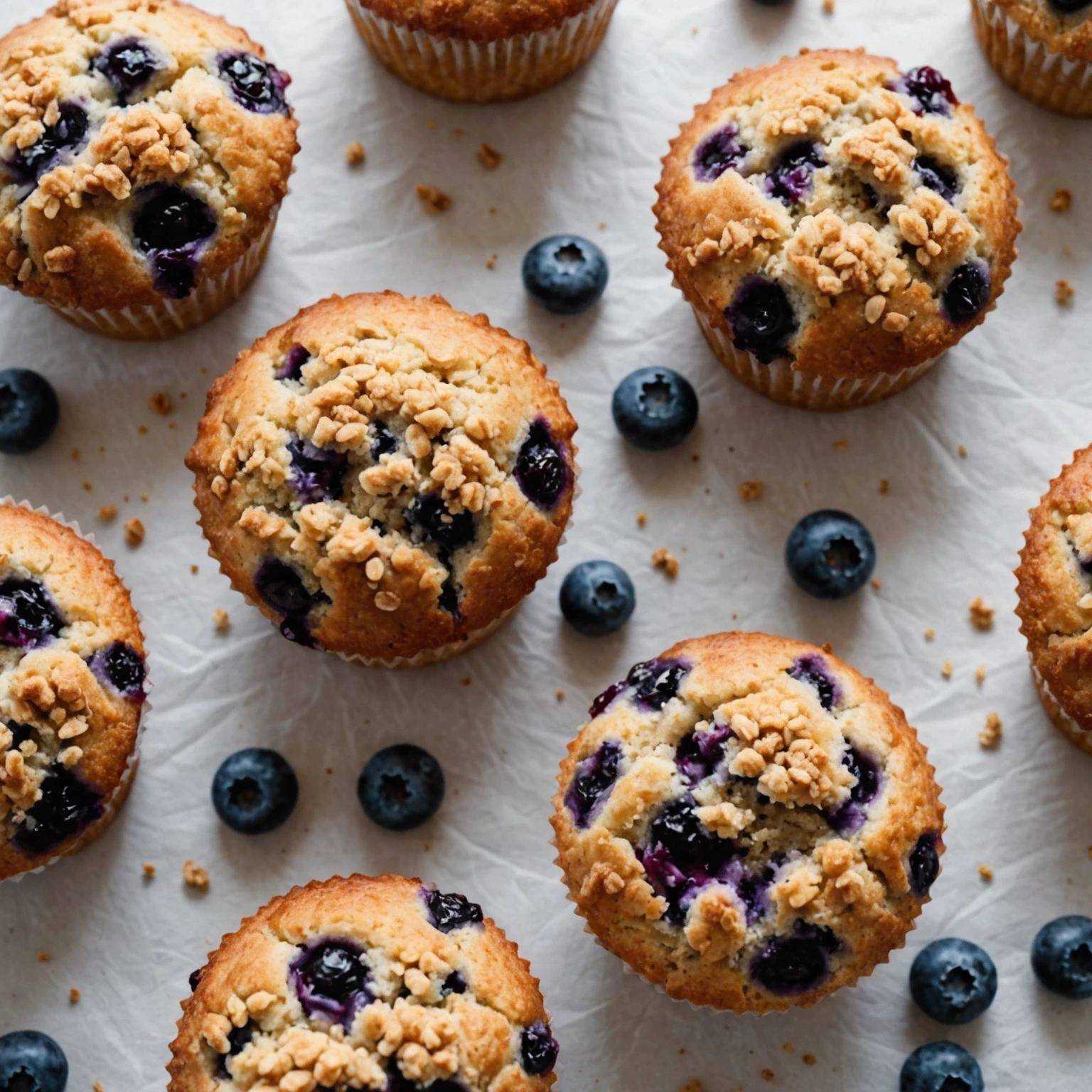 Recipe Image Blueberry Streusel Muffins