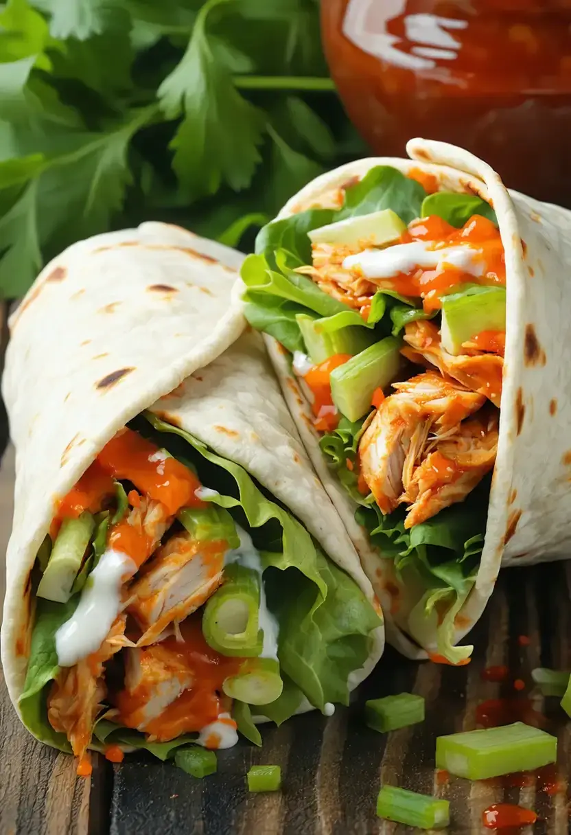 Recipe Image Buffalo Chicken Wrap