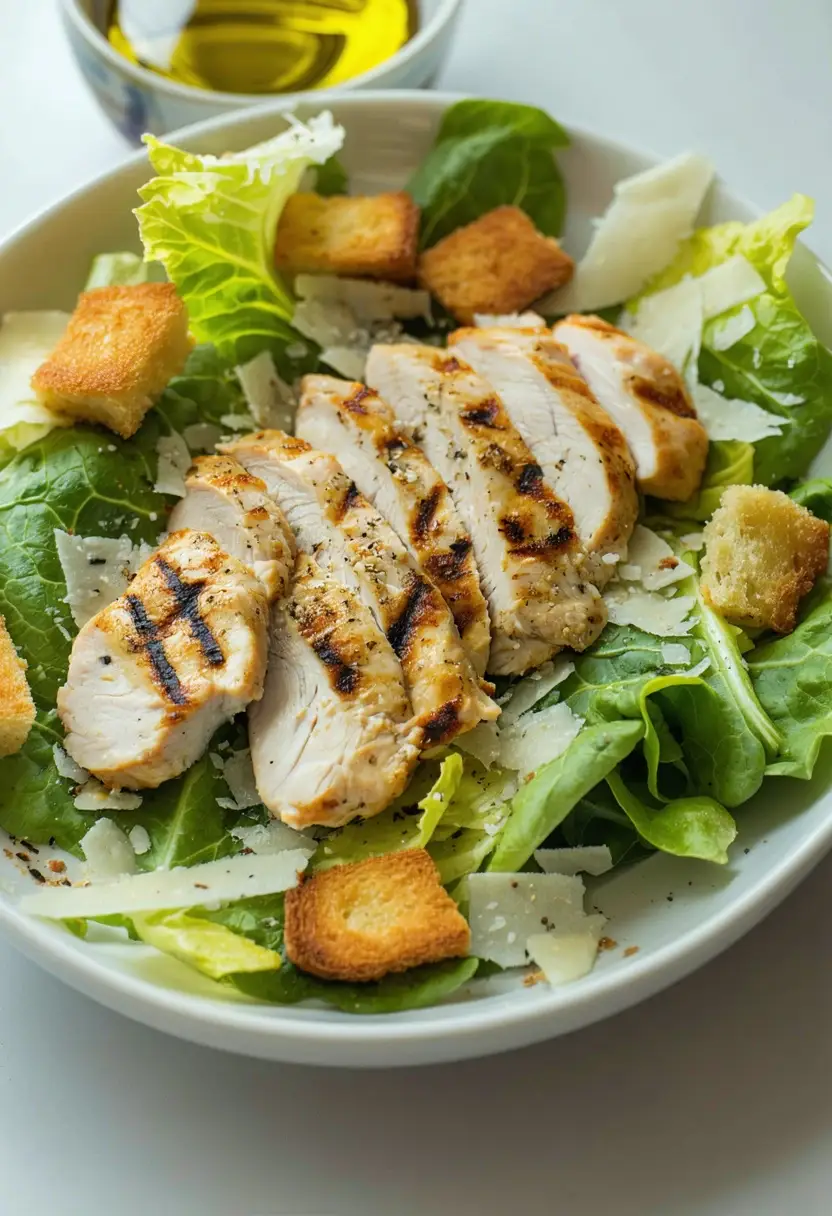 Recipe Image Caesar Salad with Grilled Chicken