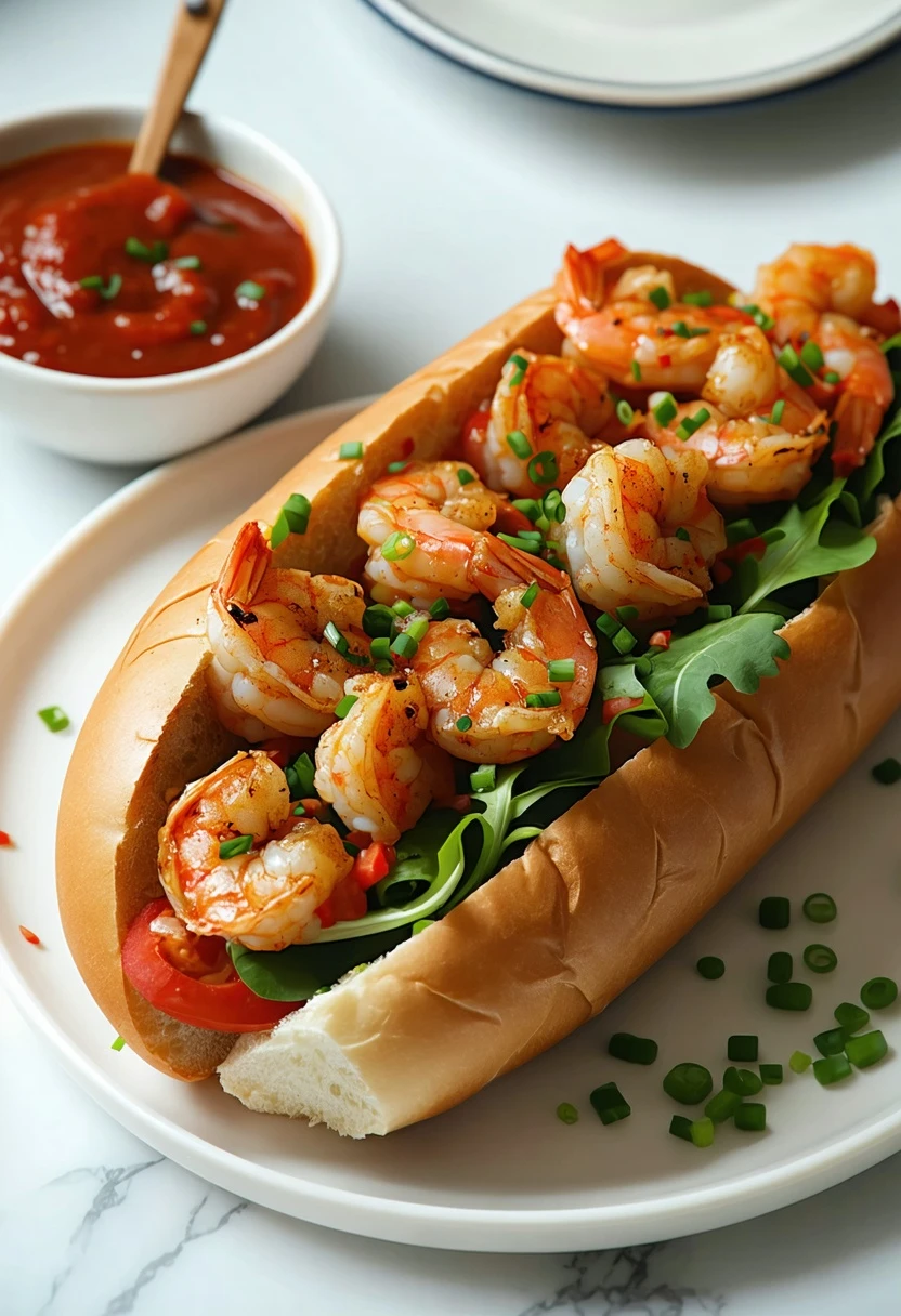 Recipe Image Cajun Shrimp Po' Boy