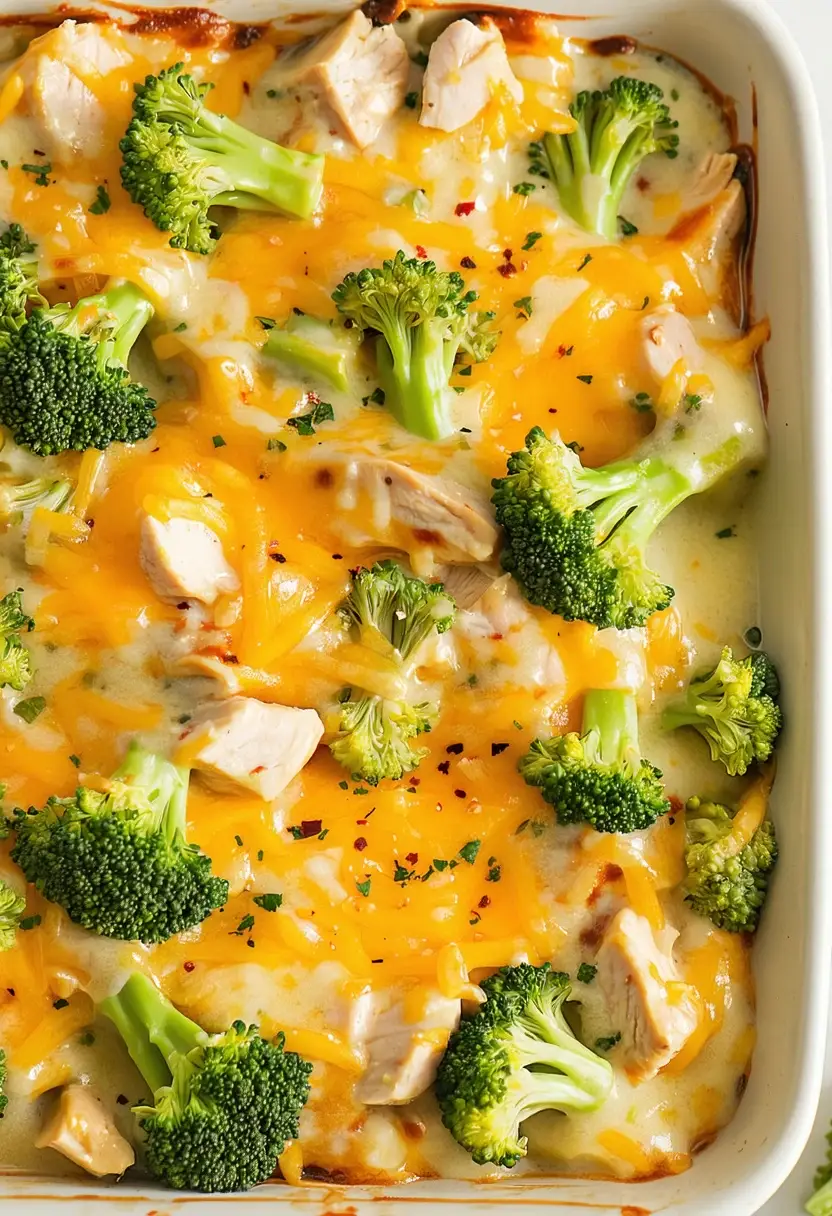 Recipe Image Cheesy Broccoli Chicken Casserole