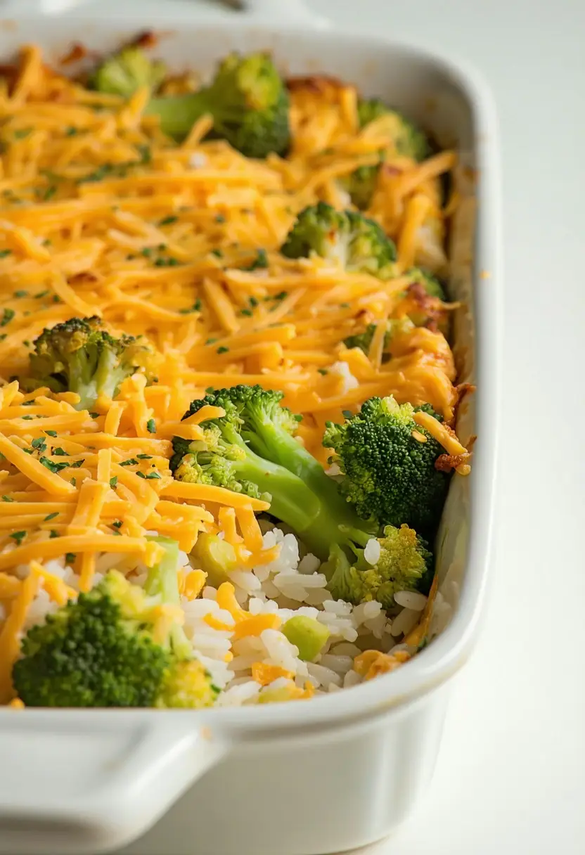 Cheesy Broccoli Rice Casserole Recipe | Give Me Cookie