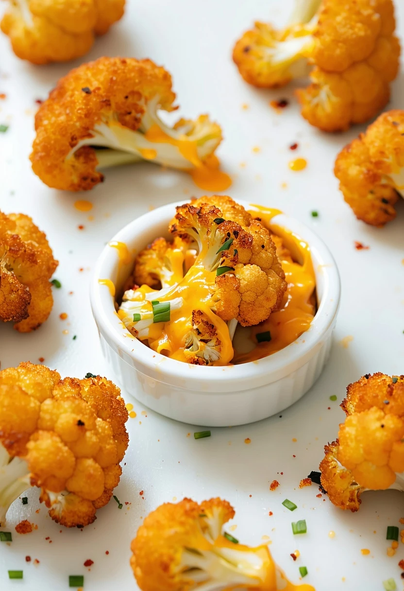 Cheesy Cauliflower Bites Recipe | Give Me Cookie