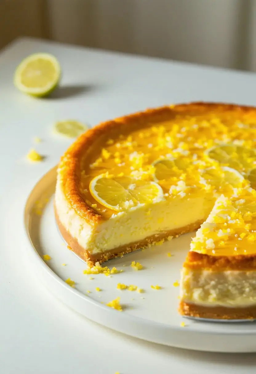 Recipe Image Cheesy Lemon Cheesecake