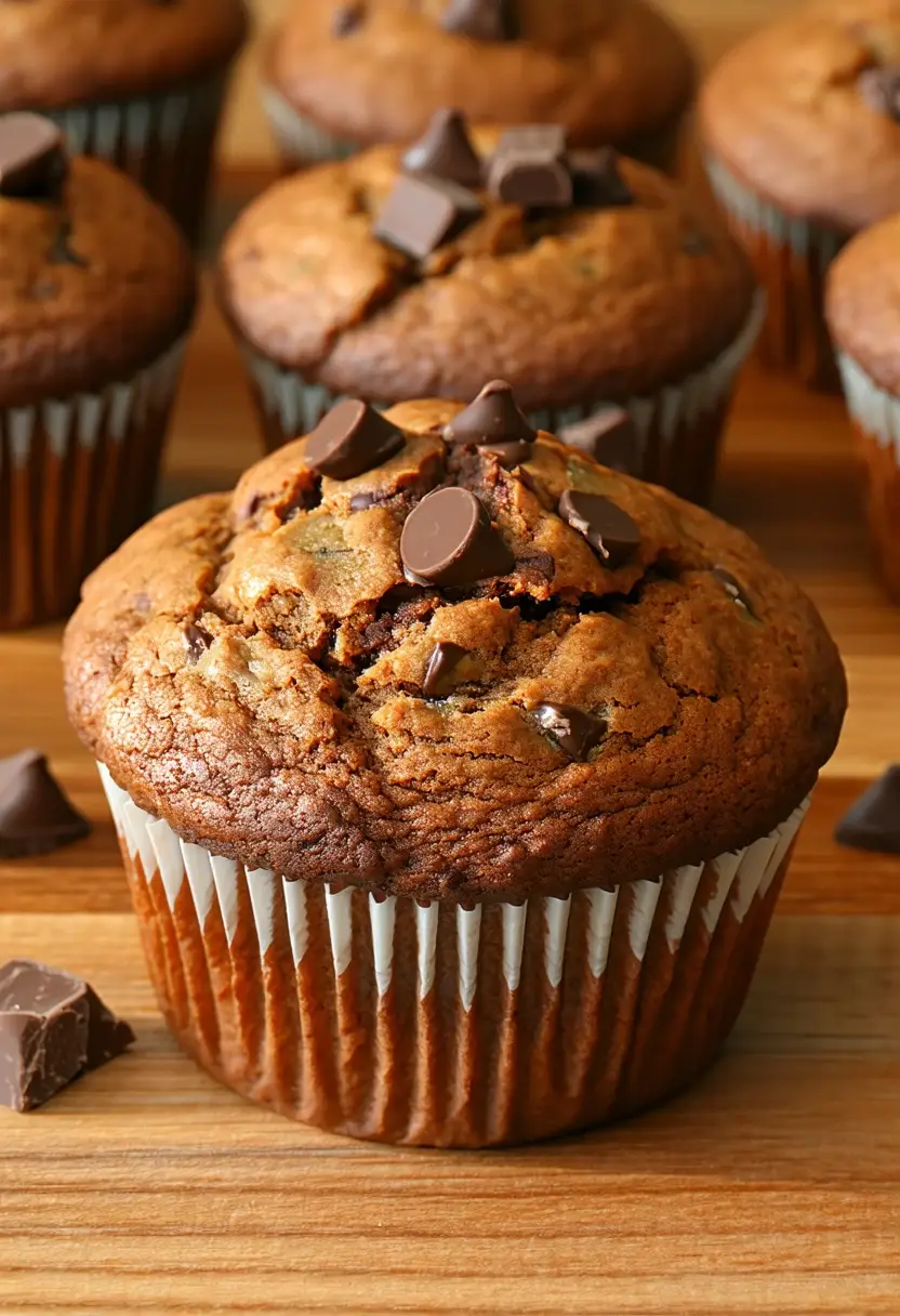 Recipe Image Chocolate Banana Muffins