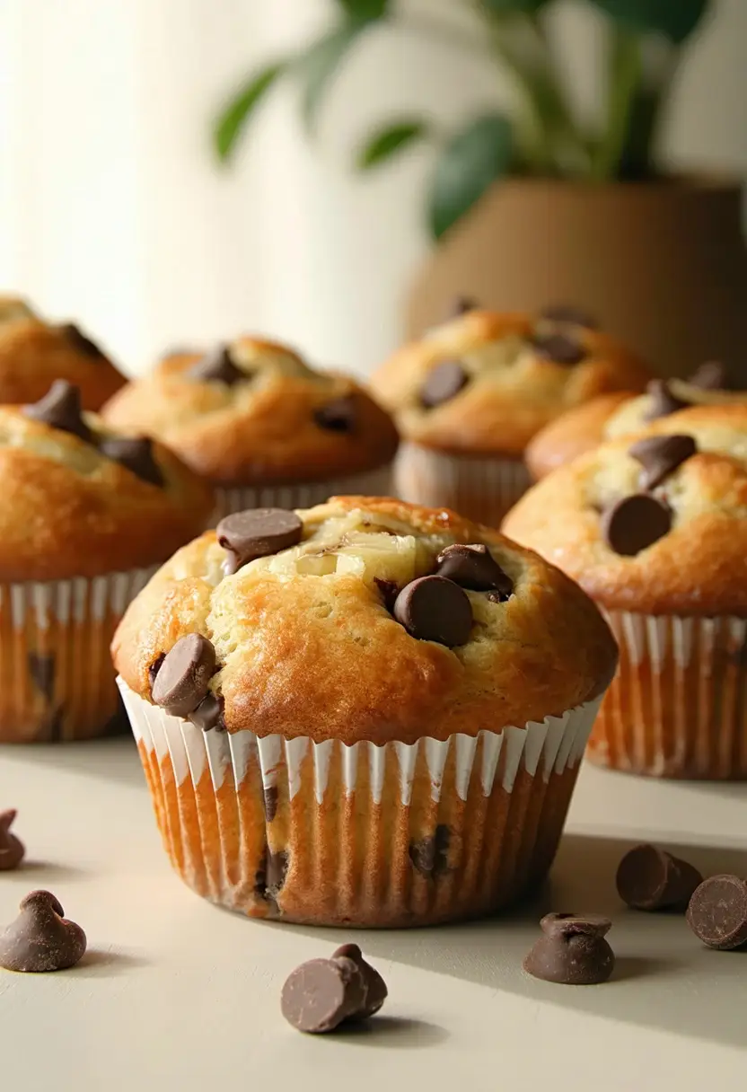 Recipe Image Chocolate Chip Banana Muffins