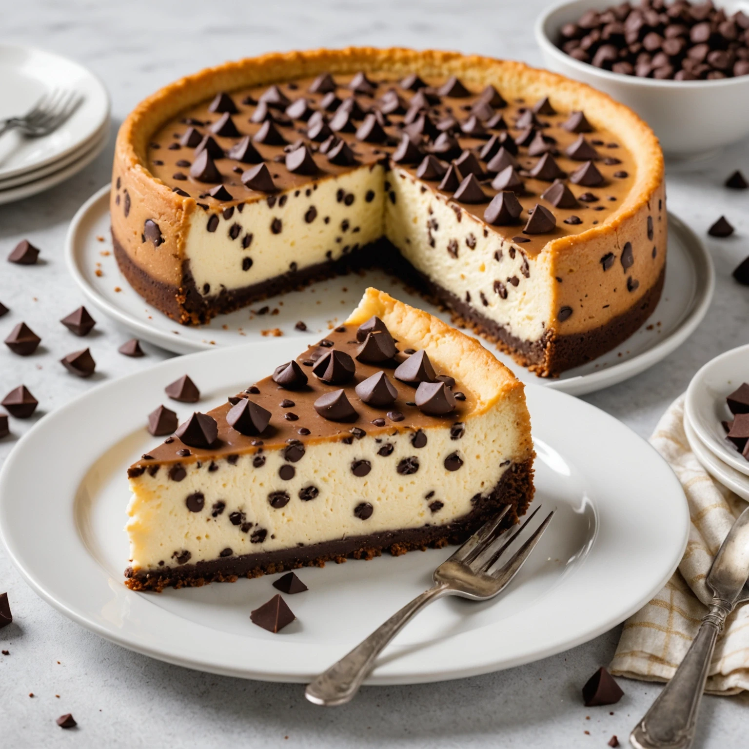 Recipe Image Chocolate Chip Cheesecake