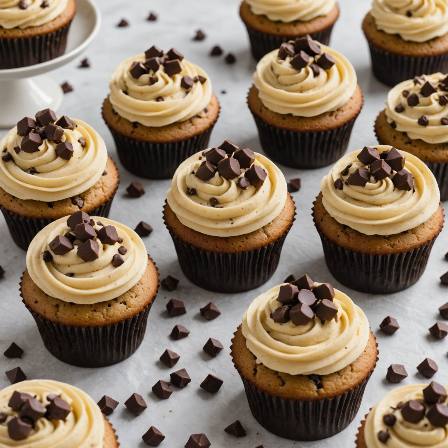 Recipe Image Chocolate Chip Cookie Dough Cupcakes