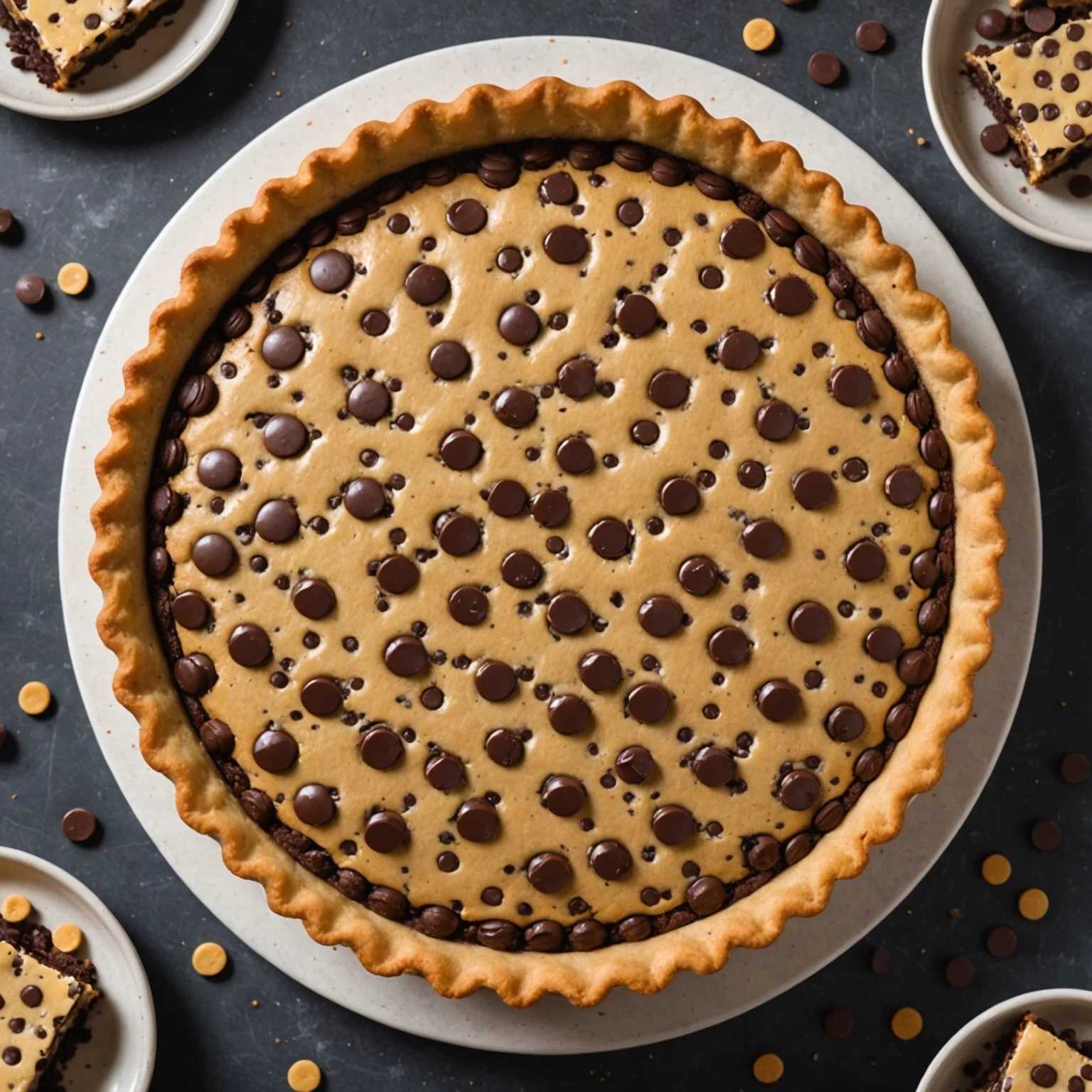 Recipe Image Chocolate Chip Cookie Dough Tart