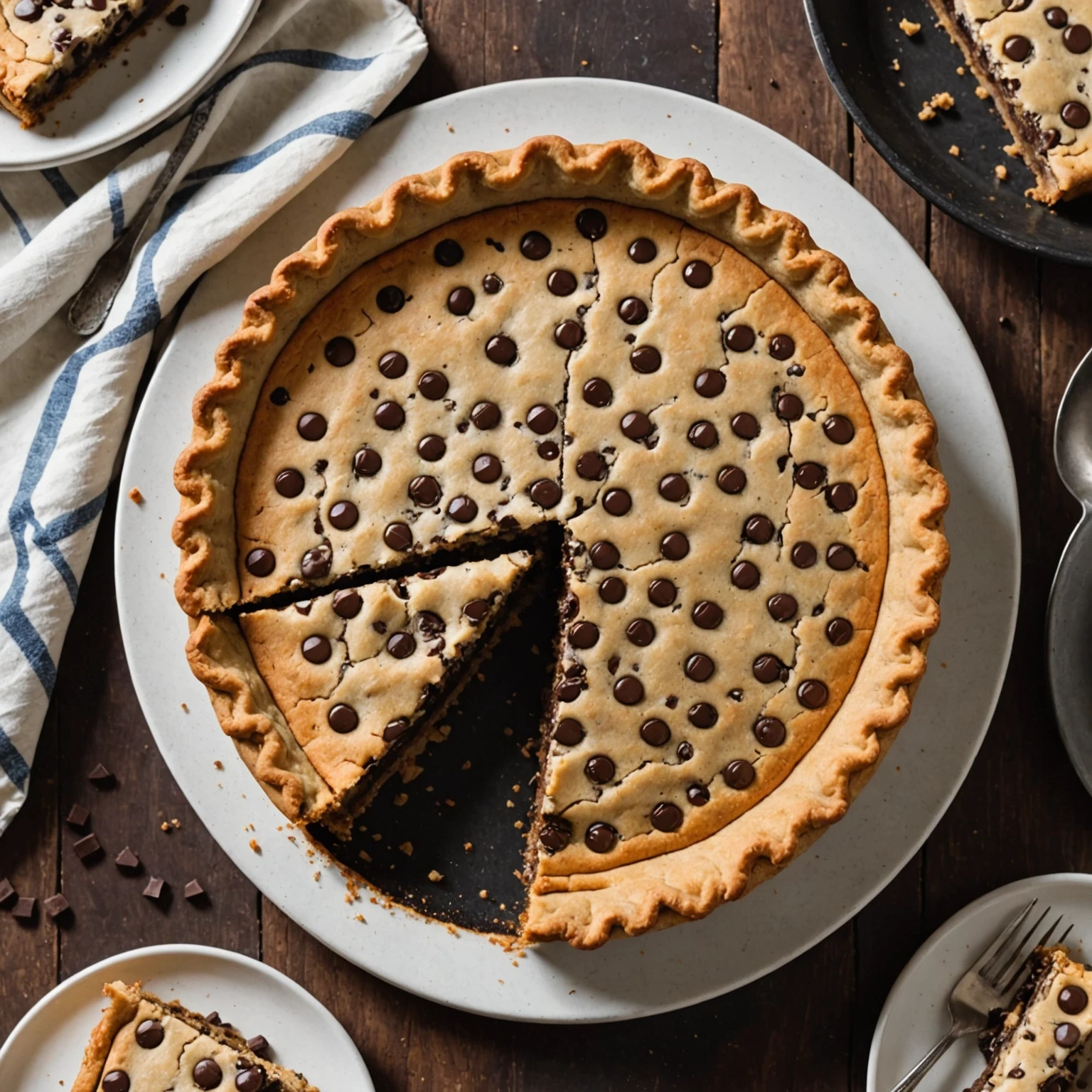 Recipe Image Chocolate Chip Cookie Pie