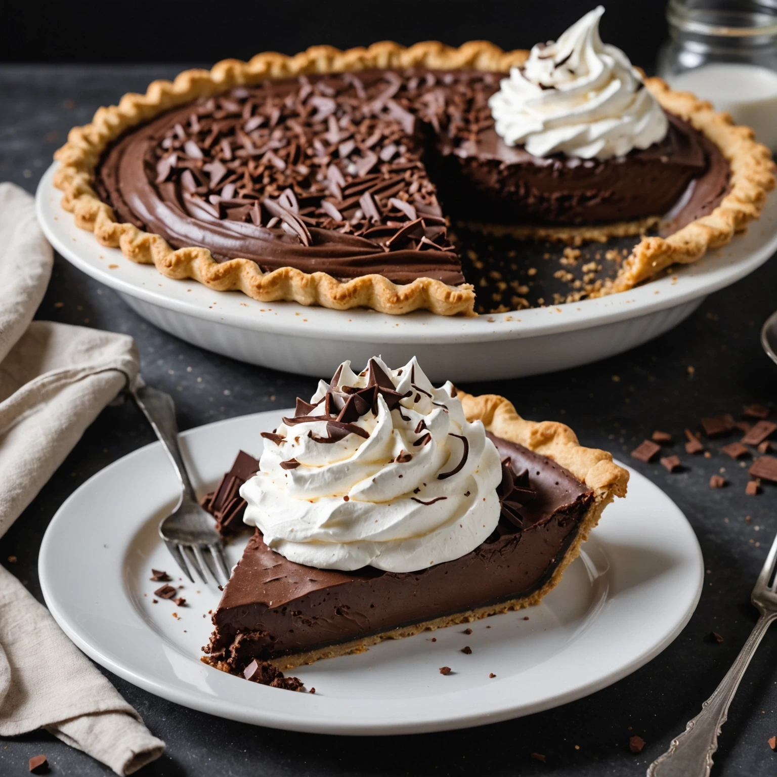 Chocolate Cream Pie Recipe | Give Me Cookie