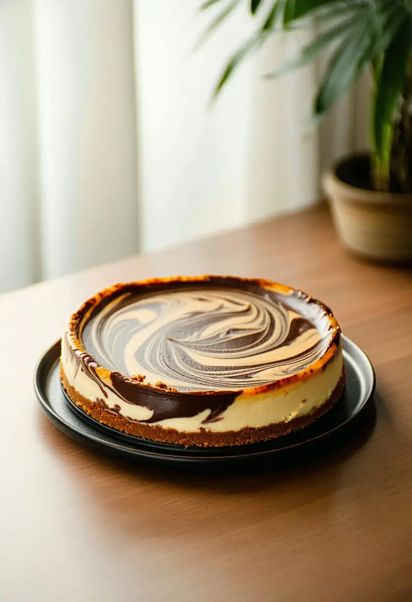 Recipe Image Chocolate Marble Cheesecake