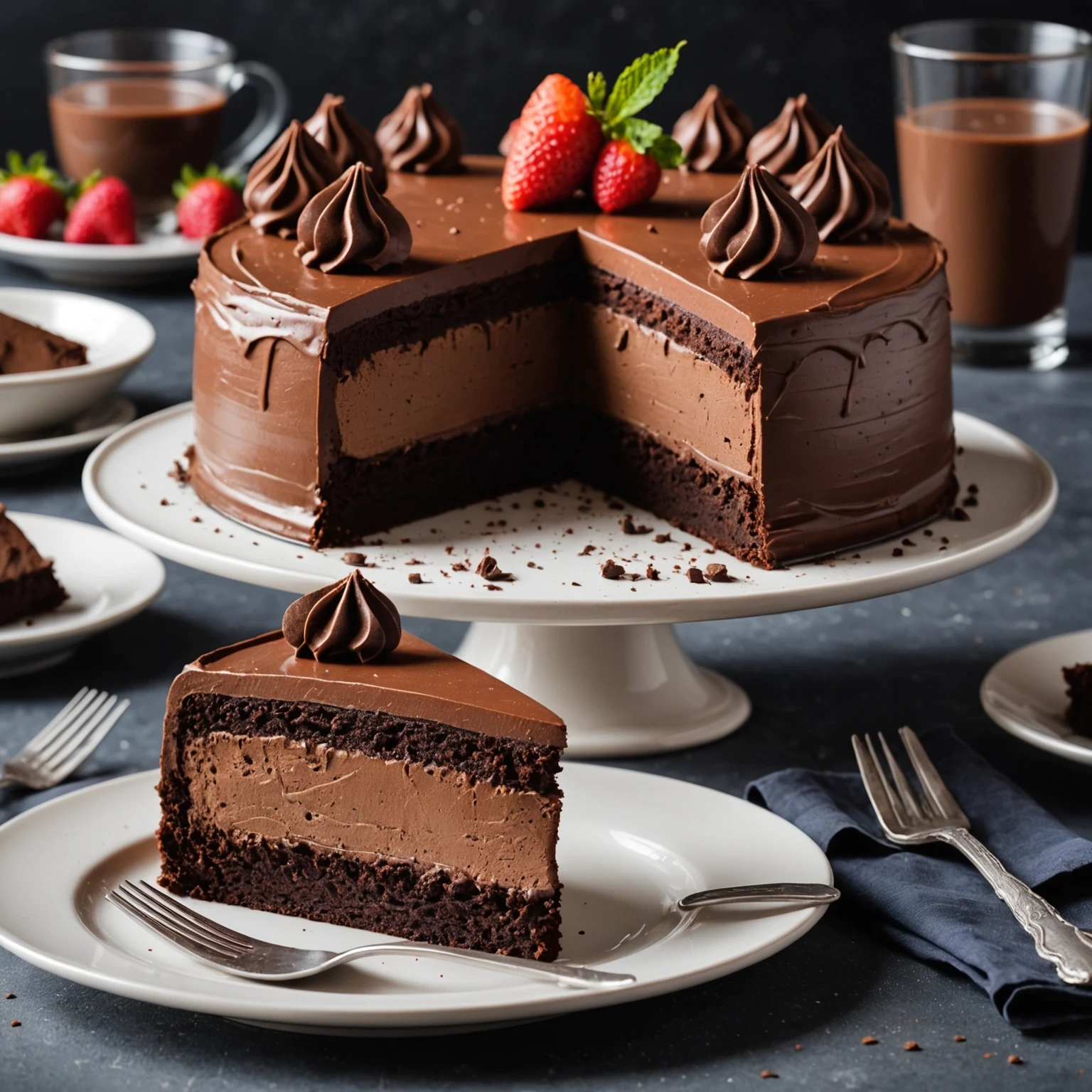 Recipe Image Chocolate Mousse Cake