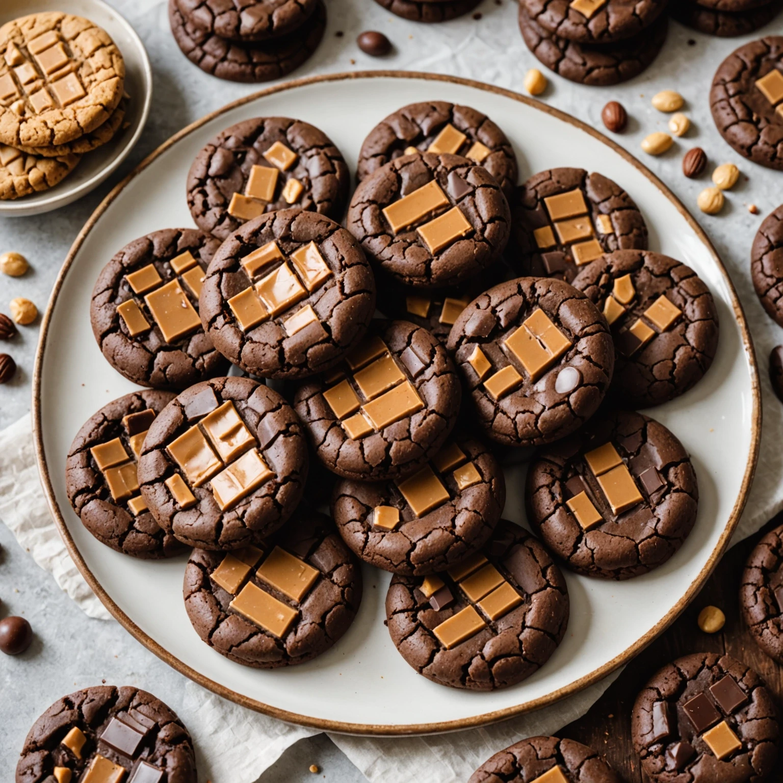 Recipe Image Chocolate Peanut Butter Cookies