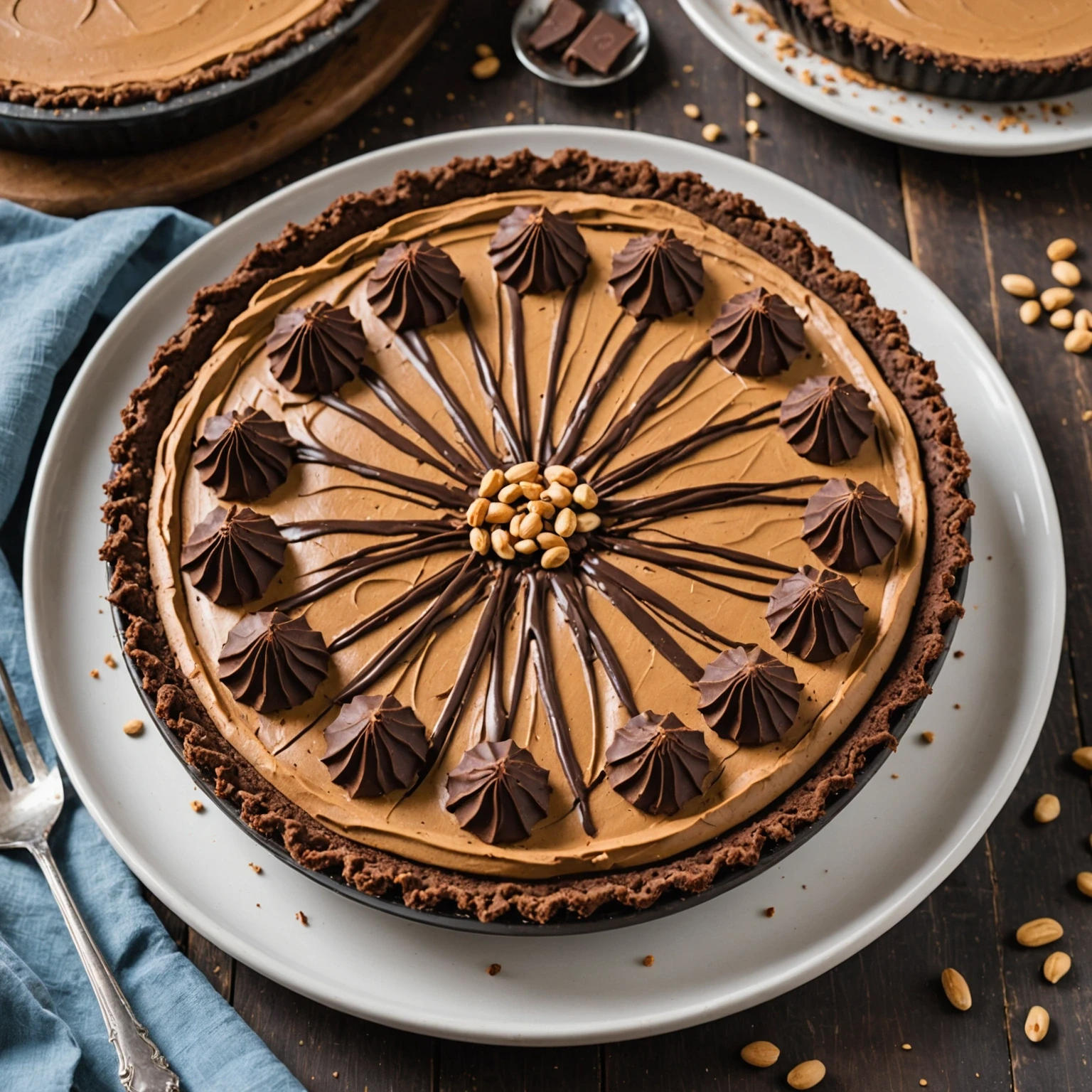 Recipe Image Chocolate Peanut Butter Pie
