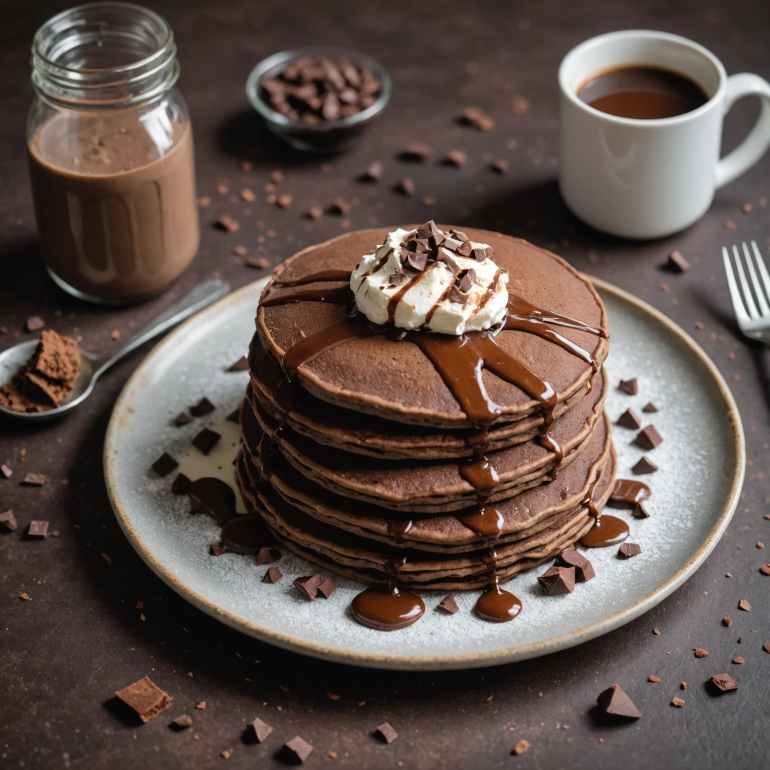 Recipe Image Chocolate Protein Pancakes