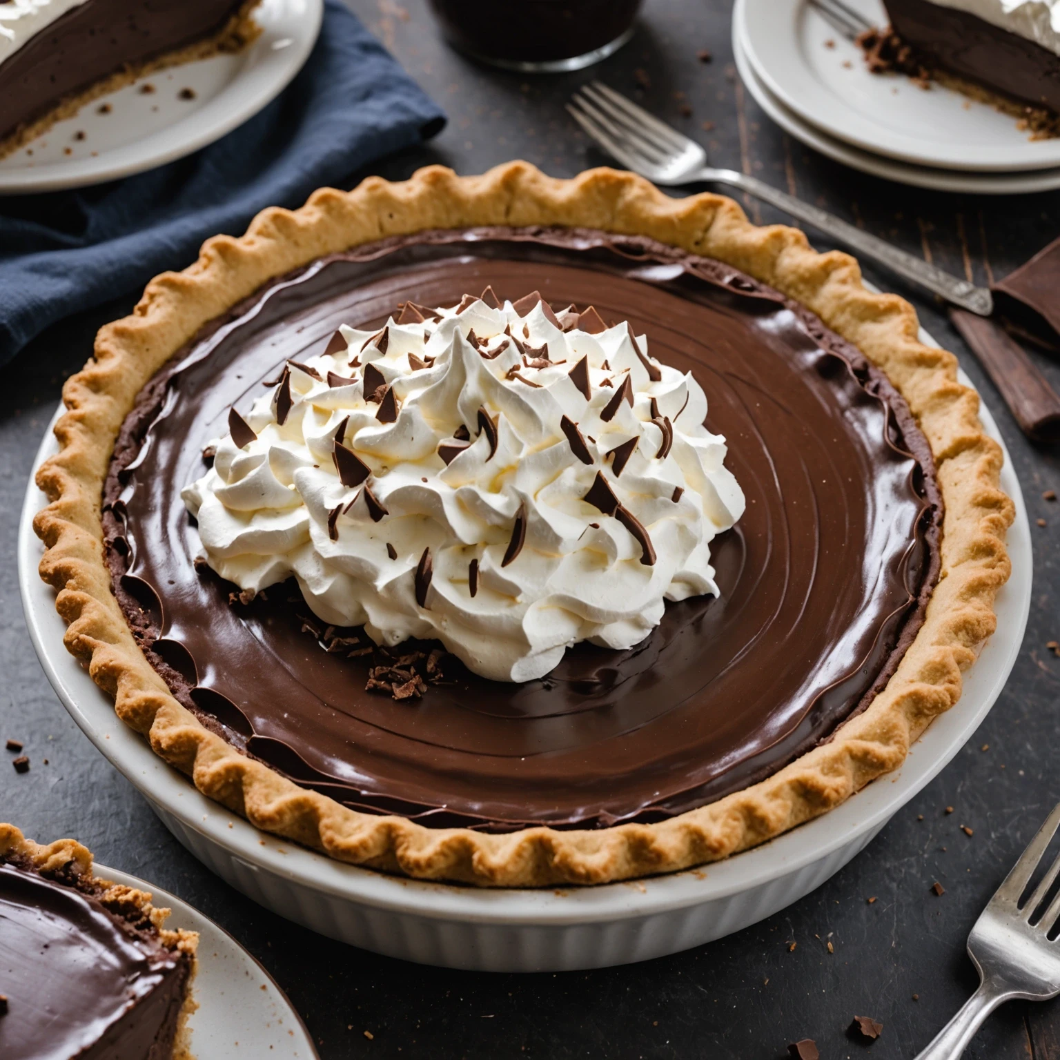 Recipe Image Chocolate Silk Pie