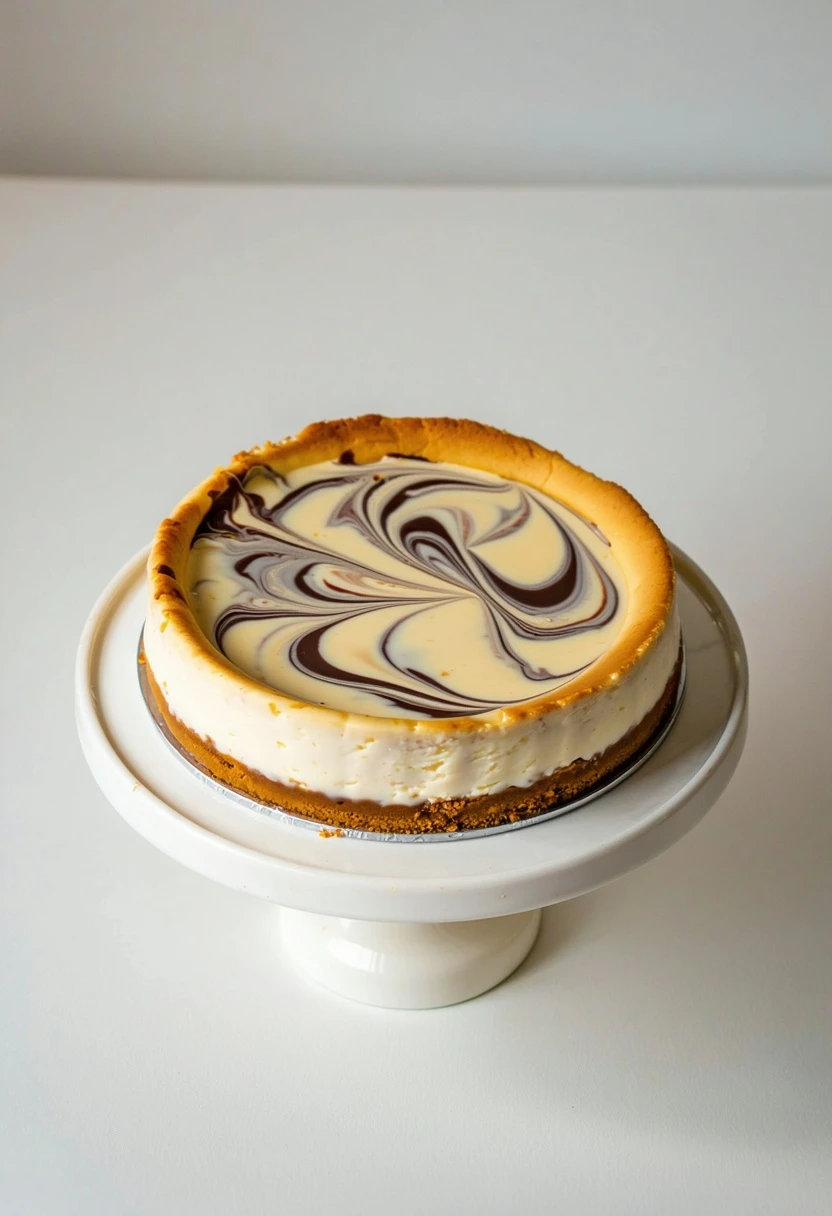 Recipe Image Chocolate Swirl Cheesecake