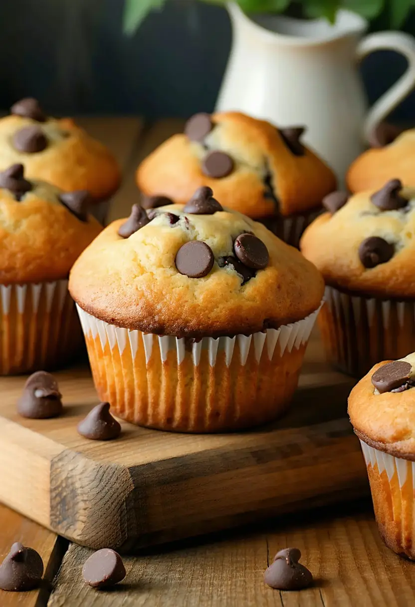 Classic Chocolate Chip Muffins Recipe | Give Me Cookie