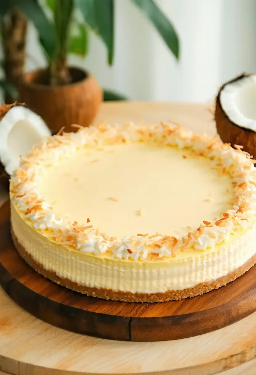 Coconut Cheesecake Recipe | Give Me Cookie