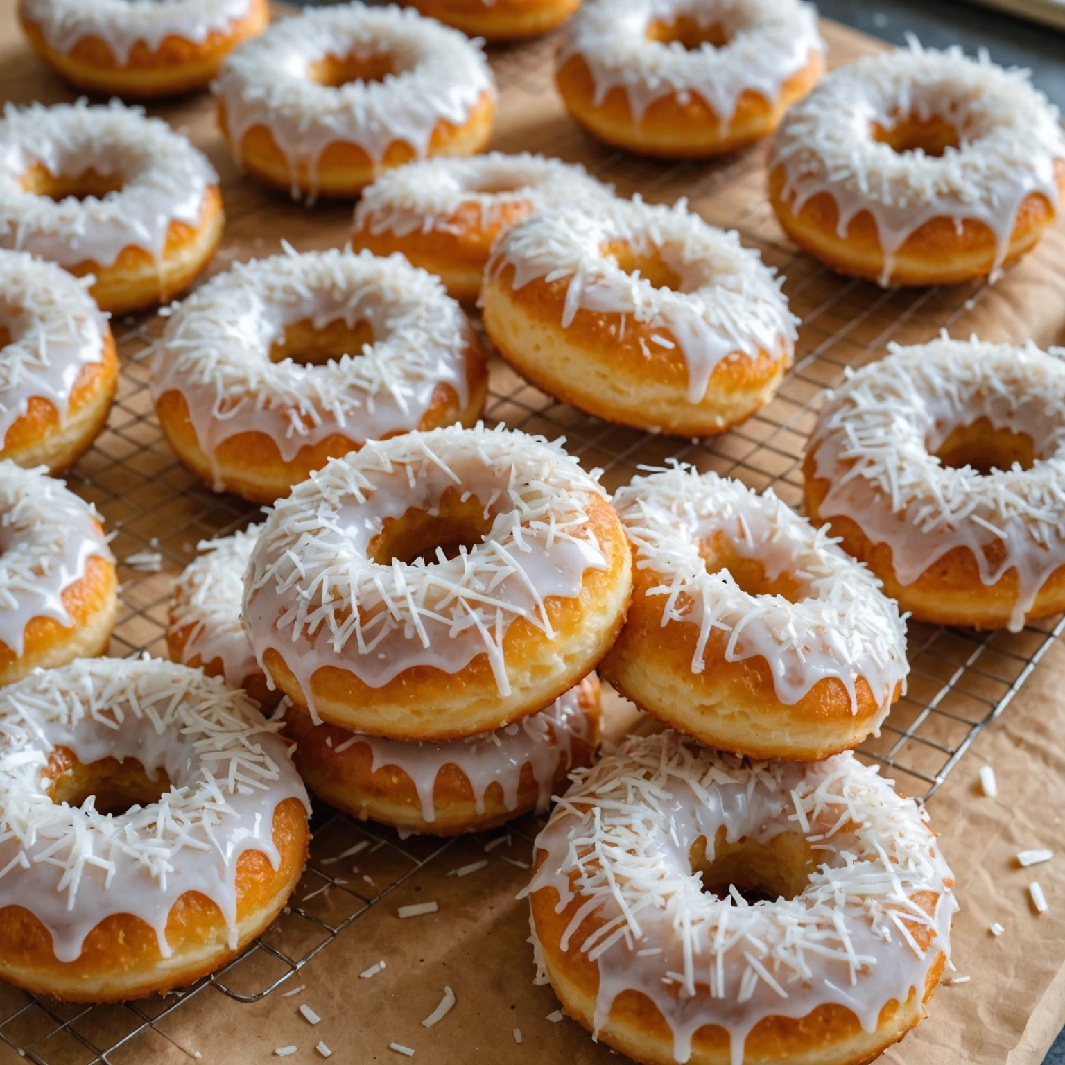 Recipe Image Coconut Donuts