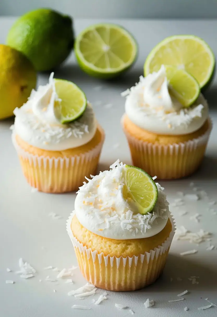 Recipe Image Coconut Lime Cupcakes