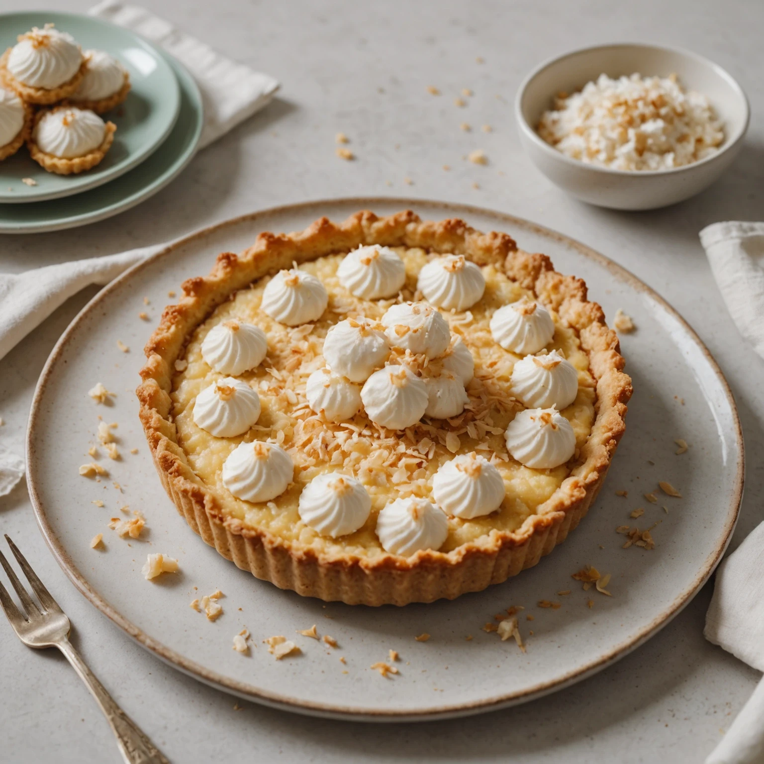 Recipe Image Coconut Macaroon Tart