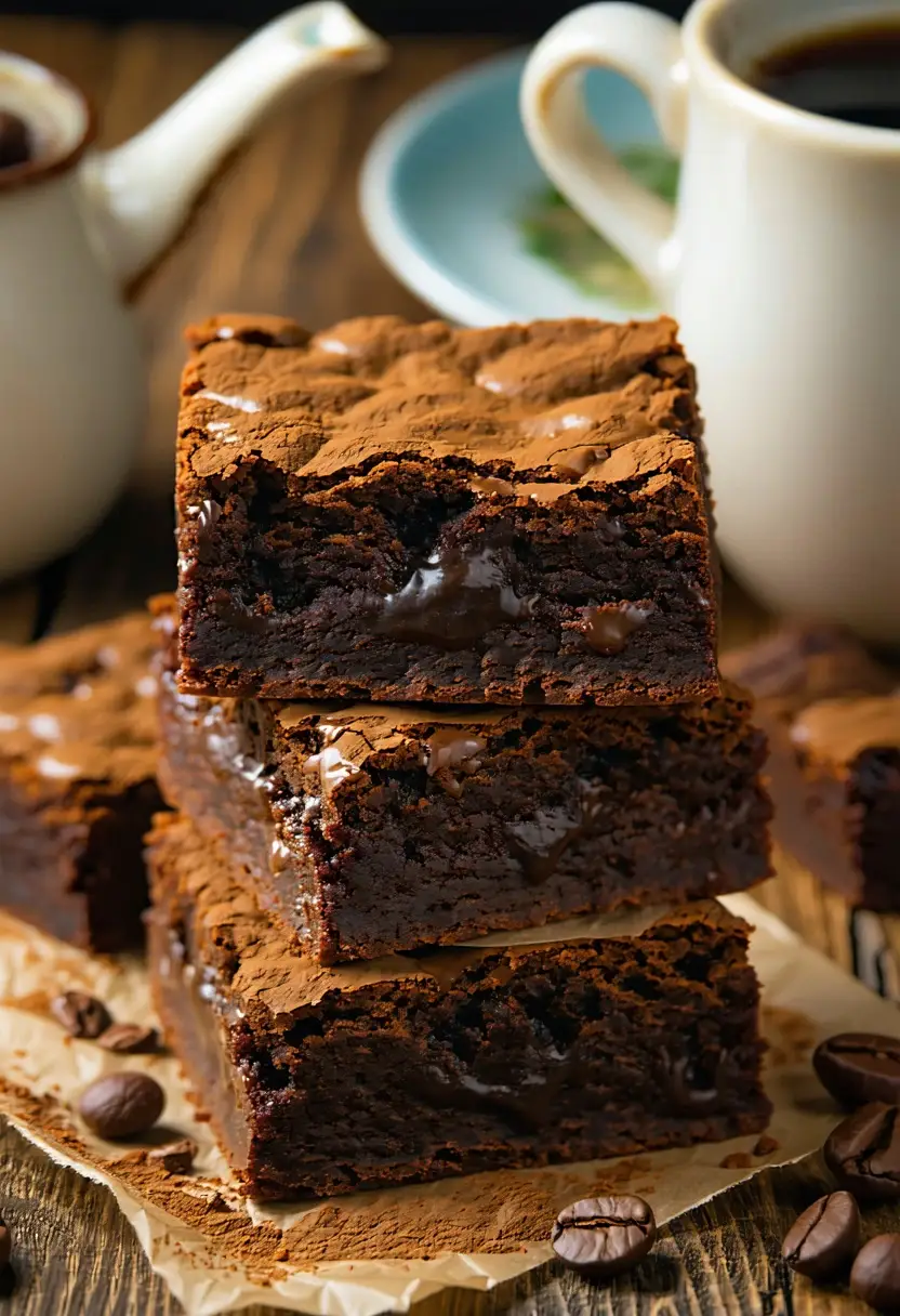 Coffee Brownies Recipe | Give Me Cookie