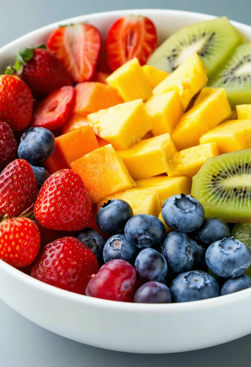 Colorful Rainbow Fruit Salad Recipe | Give Me Cookie