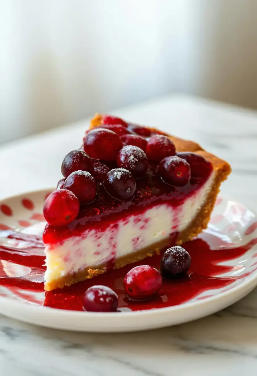 Recipe Image Cranberry Cheesecake