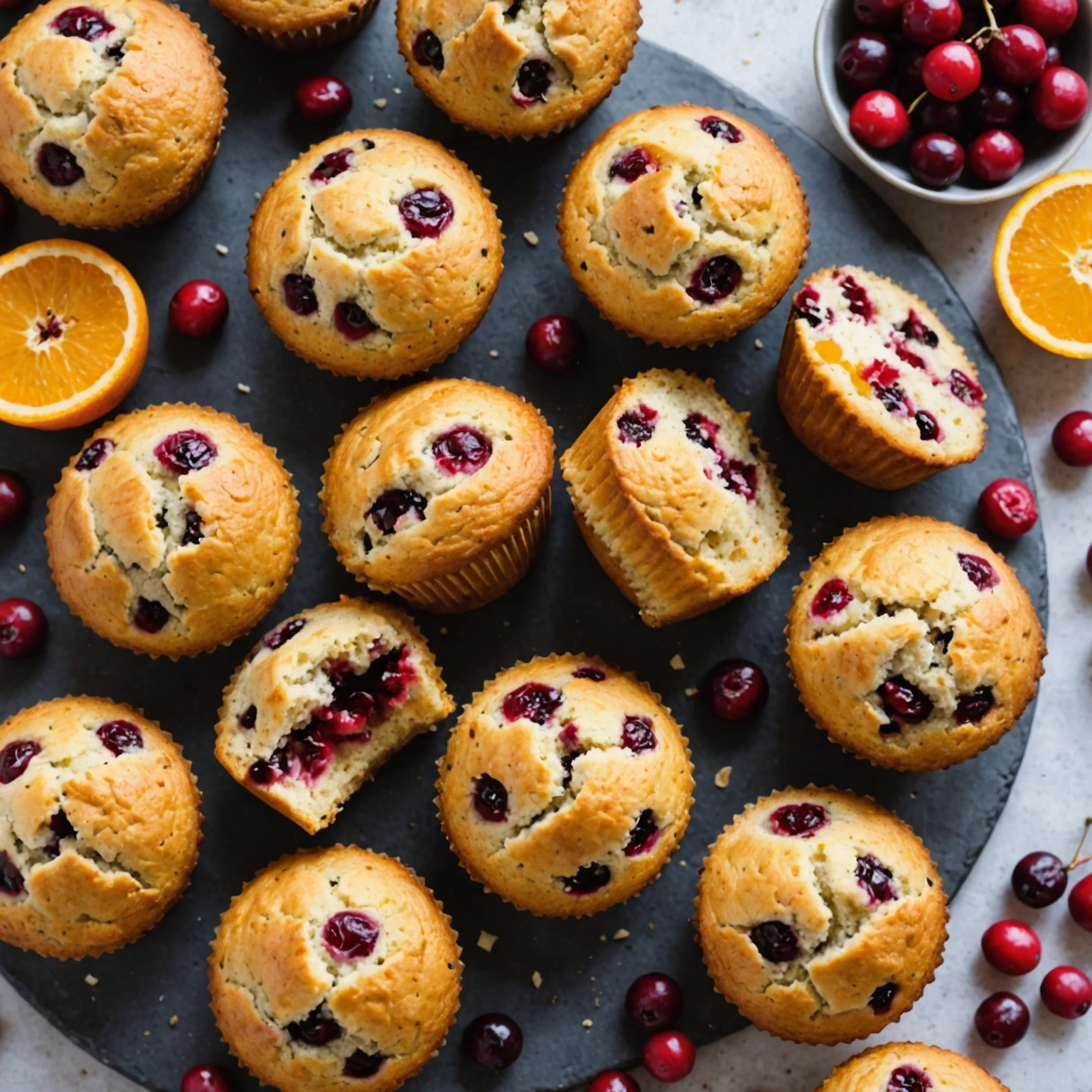Recipe Image Cranberry Orange Muffins