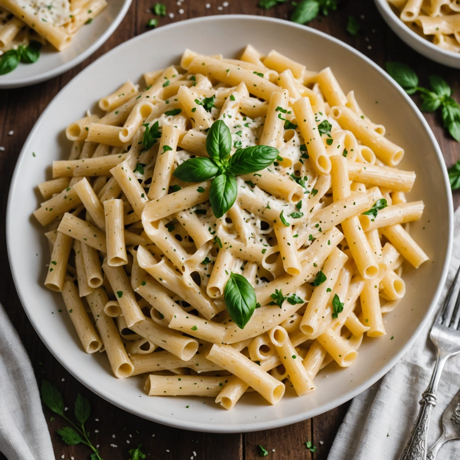 Recipe Image Creamy Alfredo Pasta