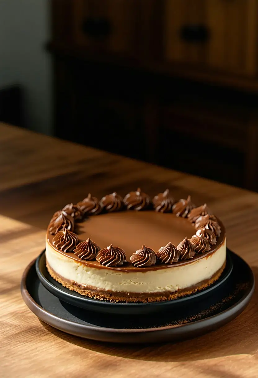 Recipe Image Creamy Chocolate Cheesecake