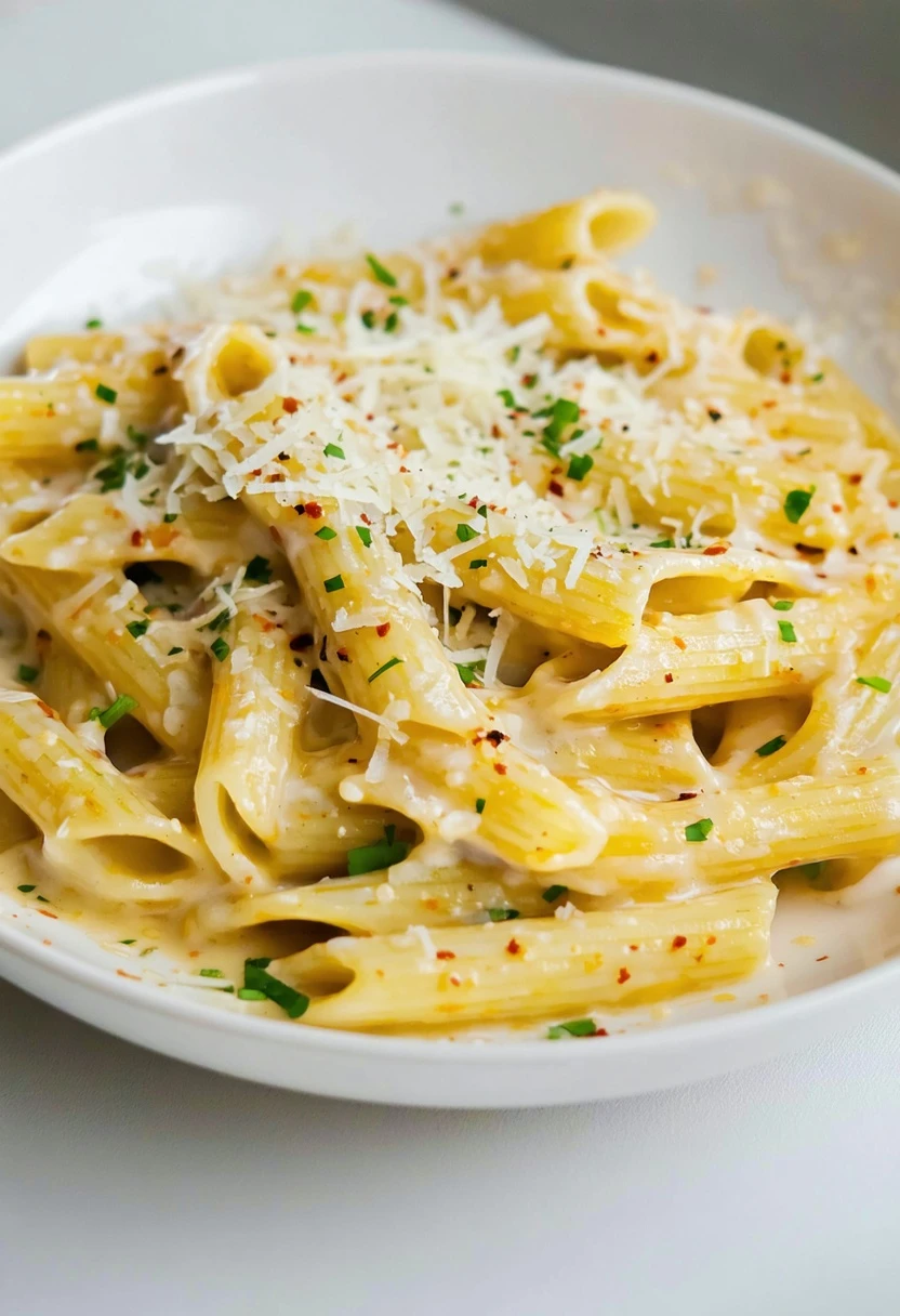 Creamy Garlic Parmesan Pasta Recipe | Give Me Cookie