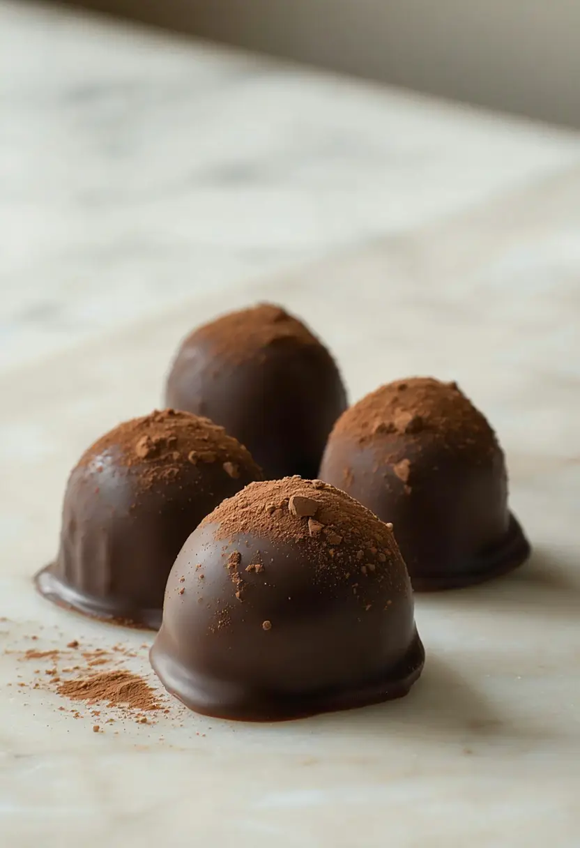Recipe Image Dark Chocolate Truffles
