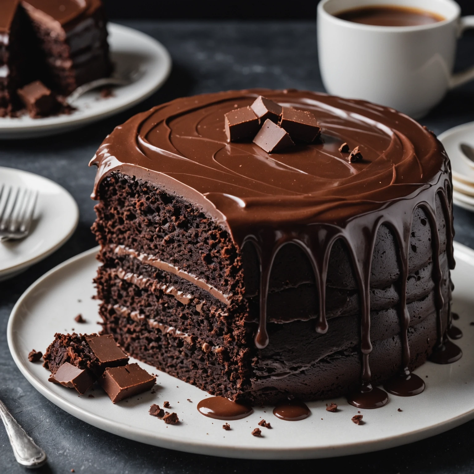 Recipe Image Decadent Chocolate Fudge Cake