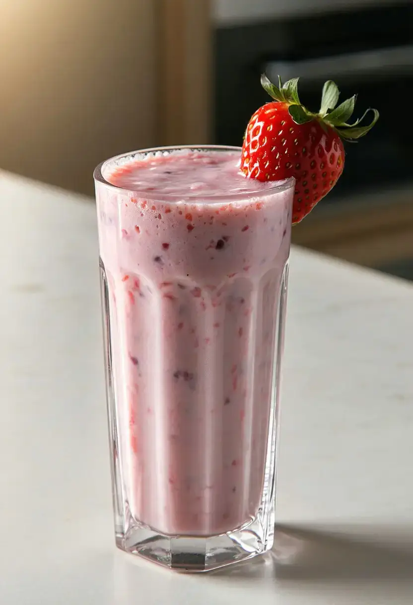 Recipe Image Delicious Strawberry Milkshake