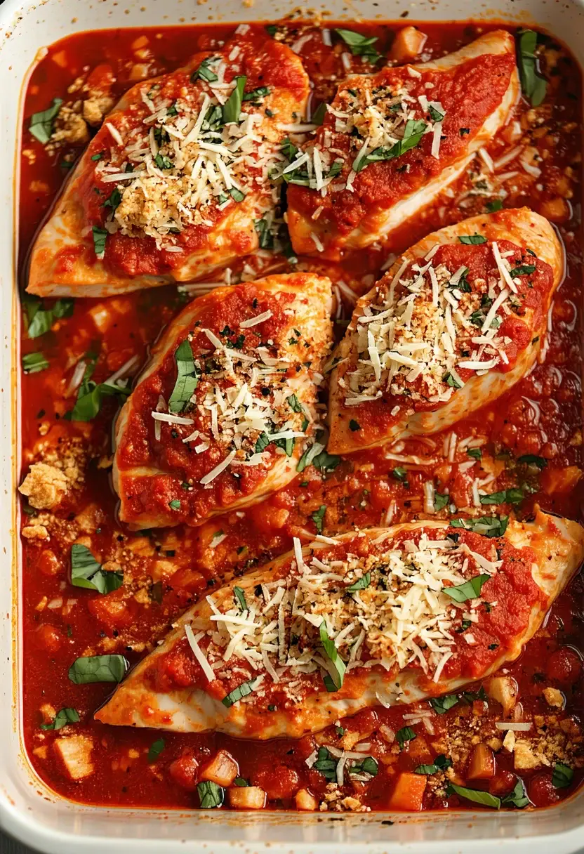 Recipe Image Easy Baked Chicken Parmesan