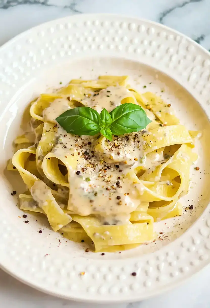 Recipe Image Easy Creamy Vegan Alfredo