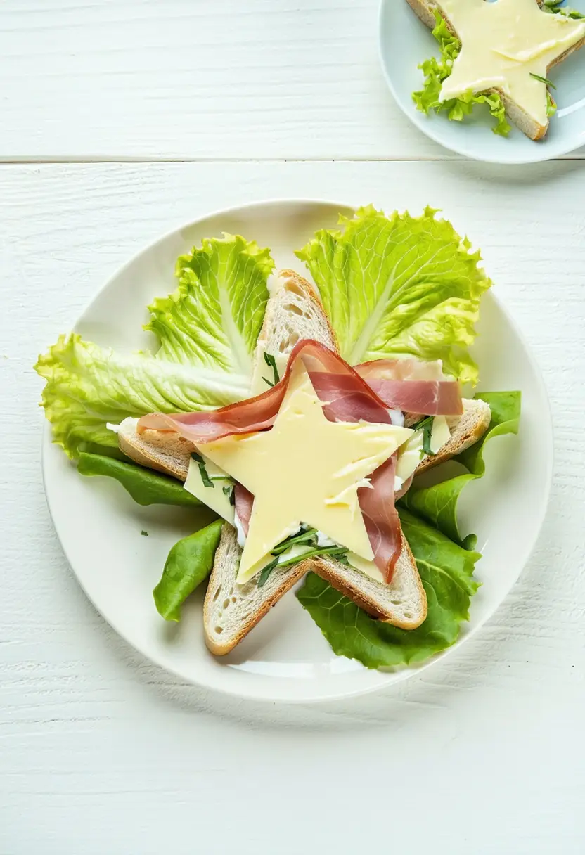 Recipe Image Easy Star-Shaped Sandwiches