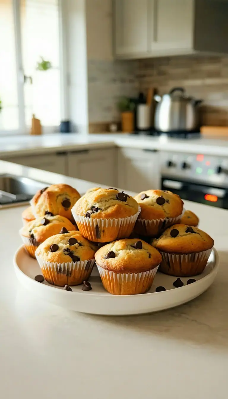 Recipe Image Fast Chocolate Chip Muffins
